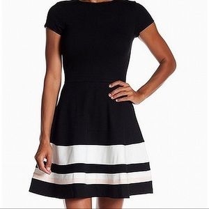 Love Ady Black Fit and Flare Dress